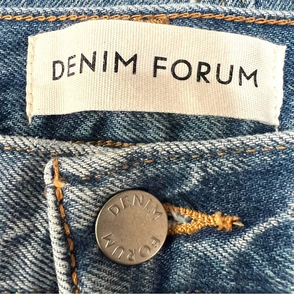 Denim Forum Aritzia The Marianne Mid Loose Flare Relaxed Fit Jeans Women’s 30L - Picture 13 of 13